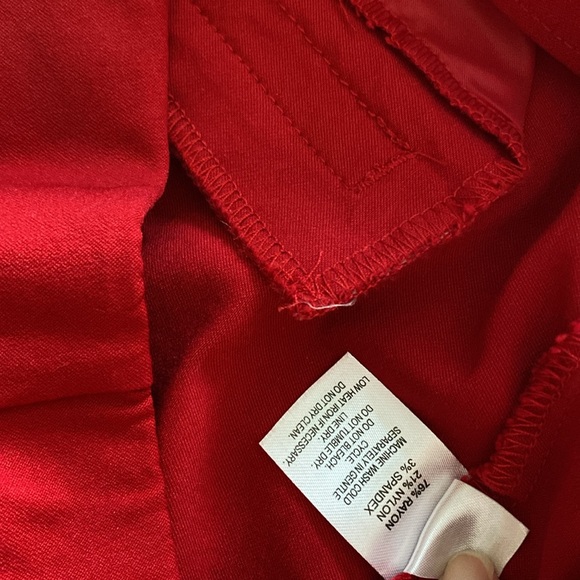 crosby. red dress pants (8) WORN ONCE, like new! - Picture 5 of 9